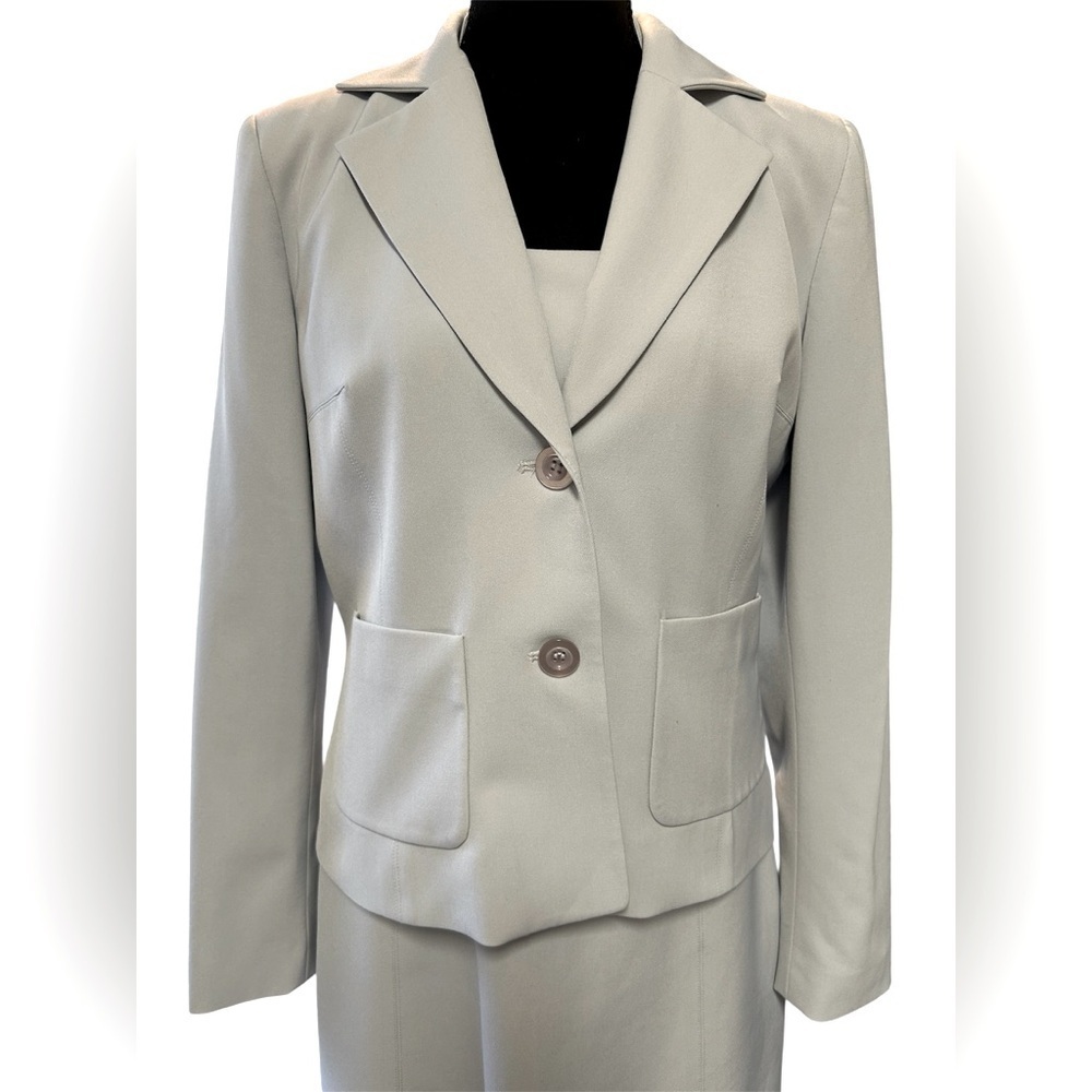 BEBE Light Gray Blazer and Dress Set - Picture 11 of 11